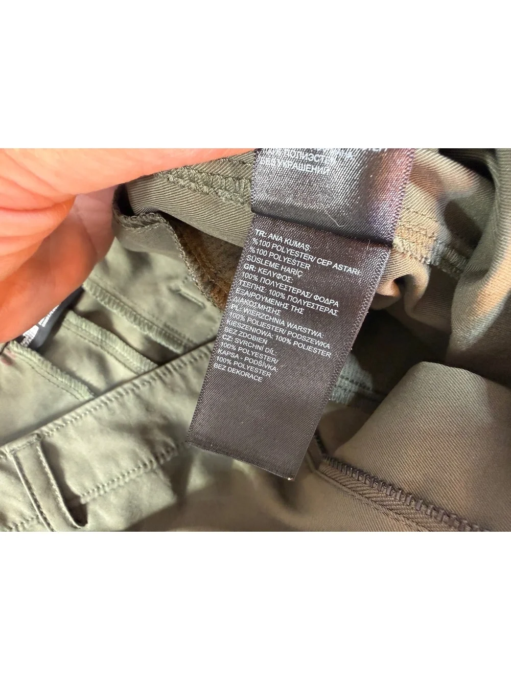 The North Face City Standard Modern Fit Pants Mens 34x32 Green Chino NF0A5A4K